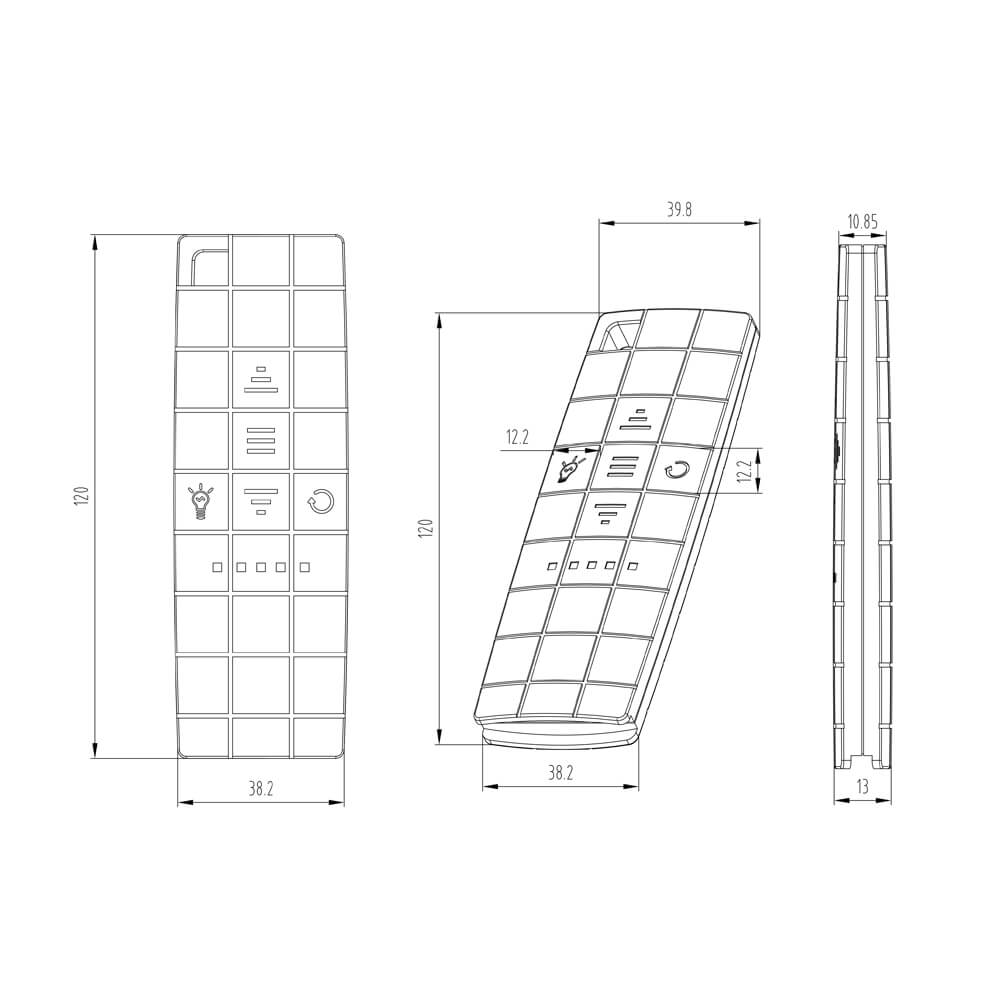 Home Deluxe LED Vollkassettenmarkise elektrisch ELOS - 585 x 300 cm Anthrazit
