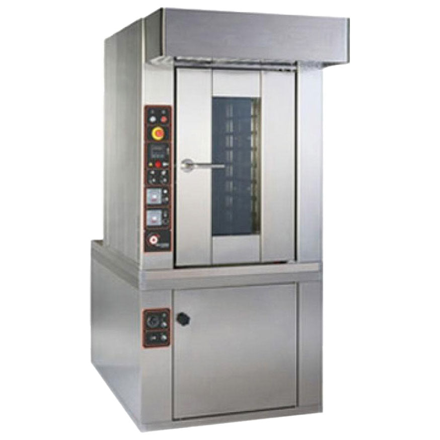 Virtus Gas-Rotationsofen 10x 600x400 mm mit Gärschrank und Touchscreen-Bedienung