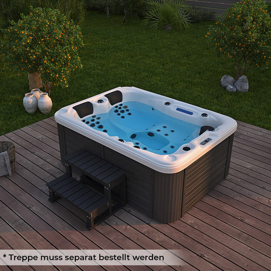Home Deluxe Outdoor Whirlpool BEACH PURE - 210 x 155 x 83 cm