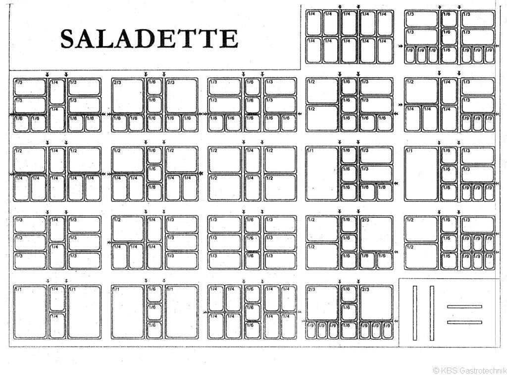 KBS Gastrotechnik Saladette KBS 900