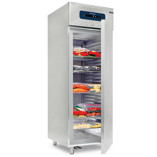 Virtus Kühlschrank 700 Liter aus Edelstahl für Fisch mit statischer Kühlung, 0°/+5°C