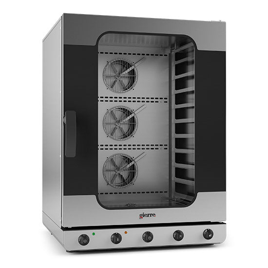 Virtus Elektro-Konvektionsofen mit Befeuchter, mechanisch 10x 600x400 mm