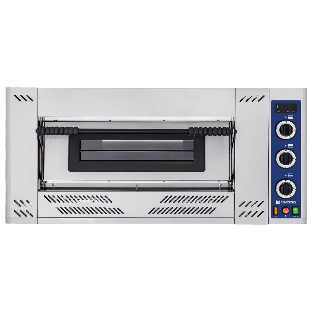 Virtus Gas-Pizzaofen für 4 Pizzen ø 30 cm, mechanische Bedienung