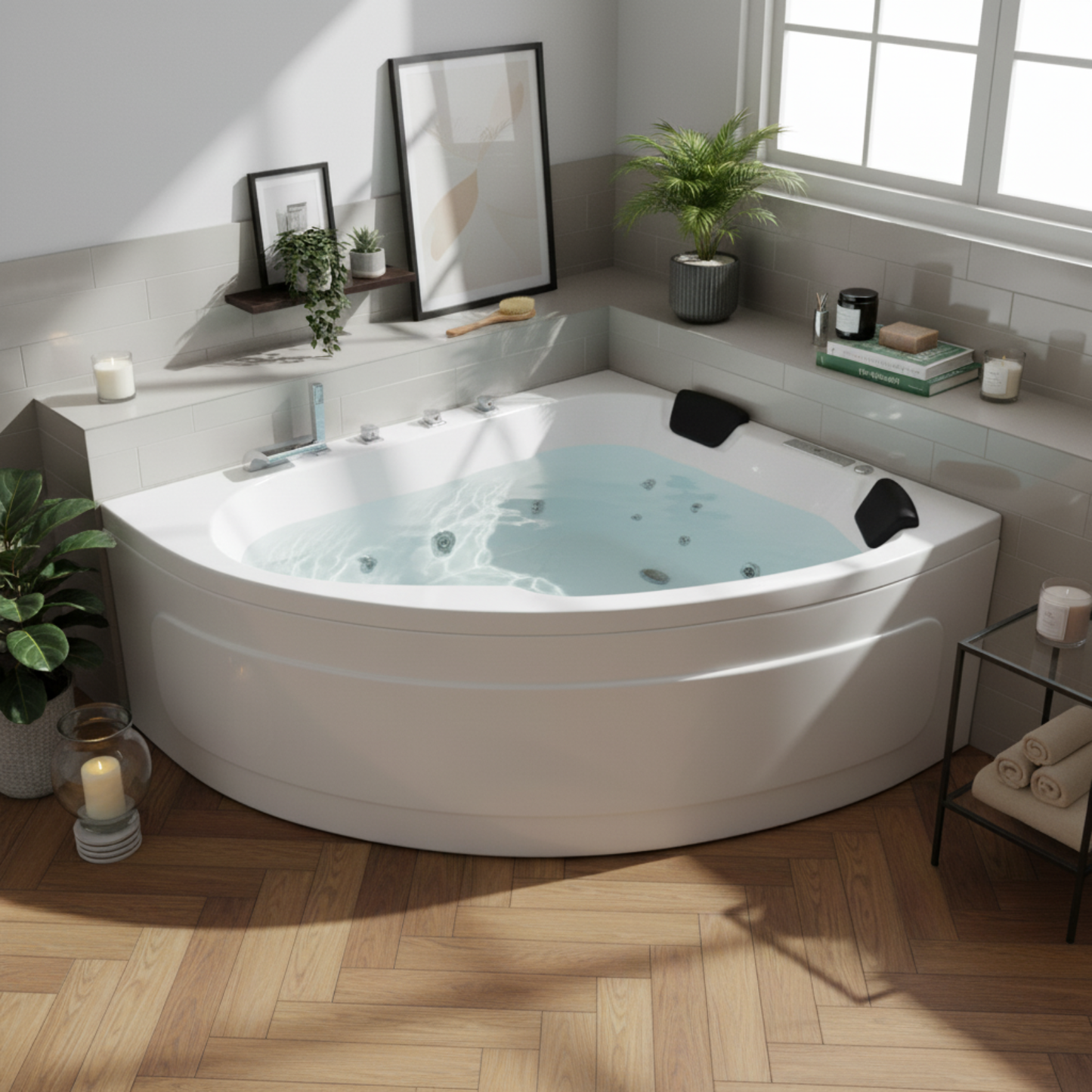 Caribia Delta XL Basic Rechts 180x130 Whirlpool