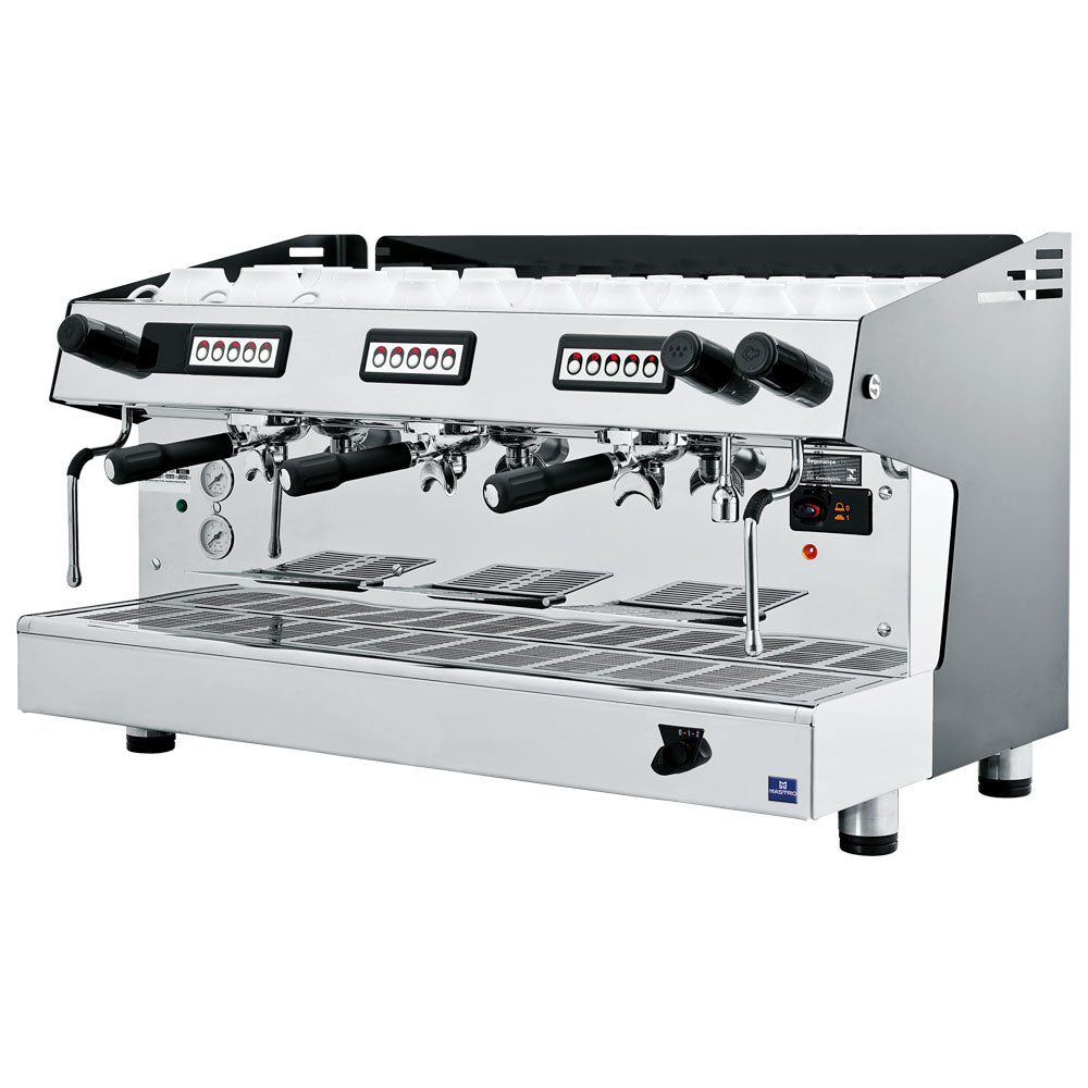 Virtus Espressomaschine, automatisch, 3 Gruppen, 18 Liter