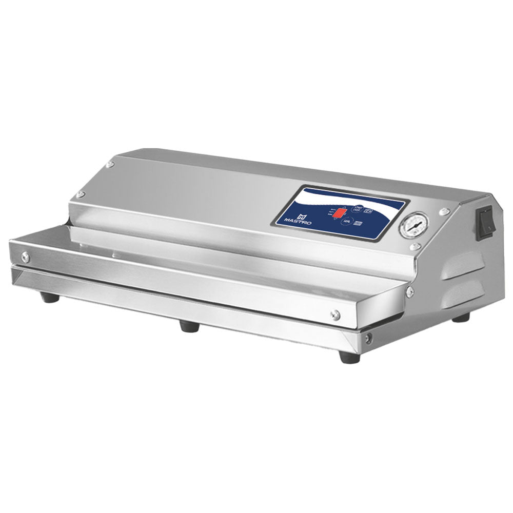 Virtus Vakuummaschine mit externer Absaugung, Schweißbalken 400 mm, 20 L/Min.