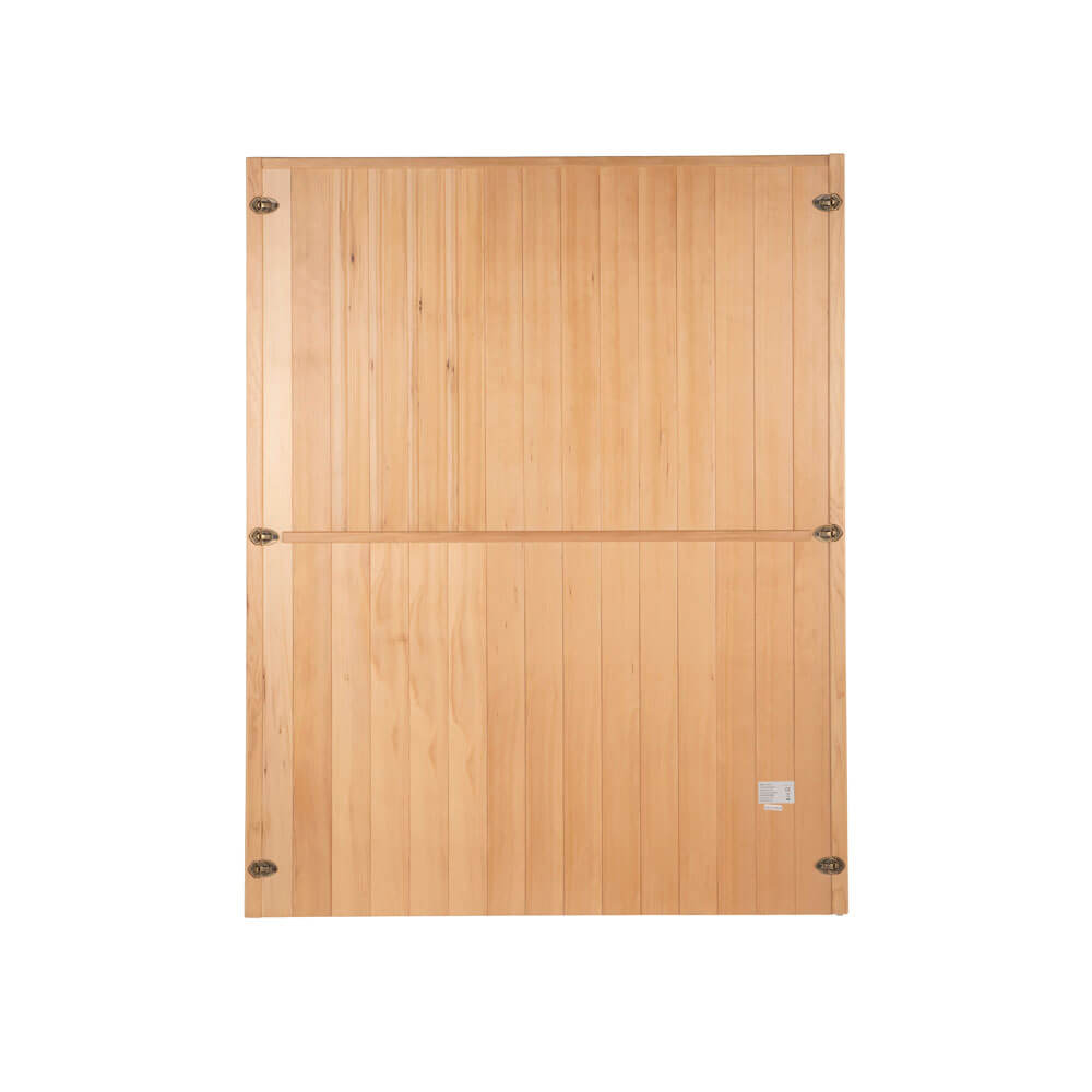 Home Deluxe Traditionelle Sauna SKYLINE L - 150 x 120 cm für 3 Personen