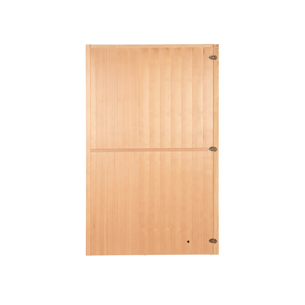 Home Deluxe Traditionelle Sauna SKYLINE L - 150 x 120 cm für 3 Personen
