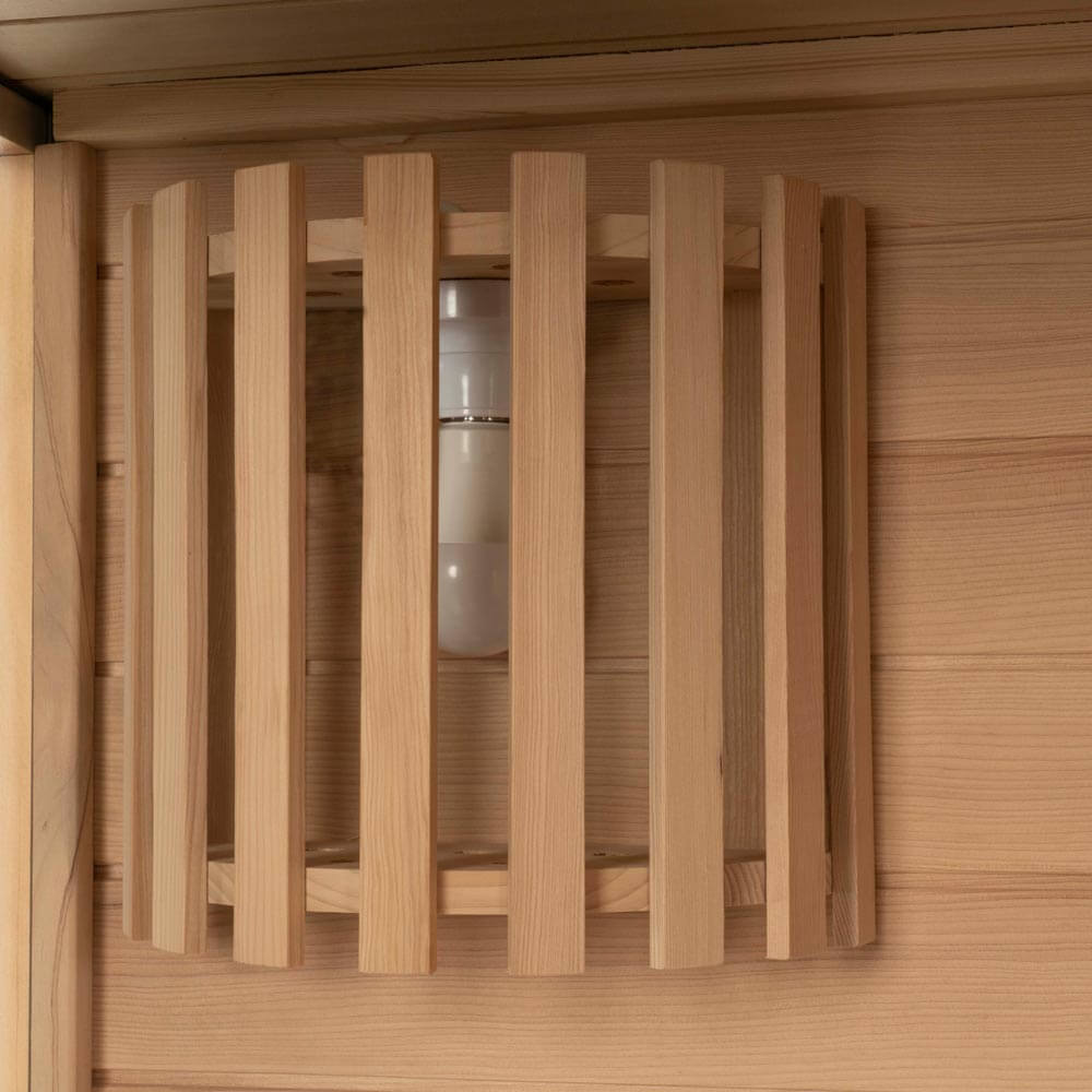 Home Deluxe Traditionelle Sauna SKYLINE XL - 150 x 150 cm für 3 Personen