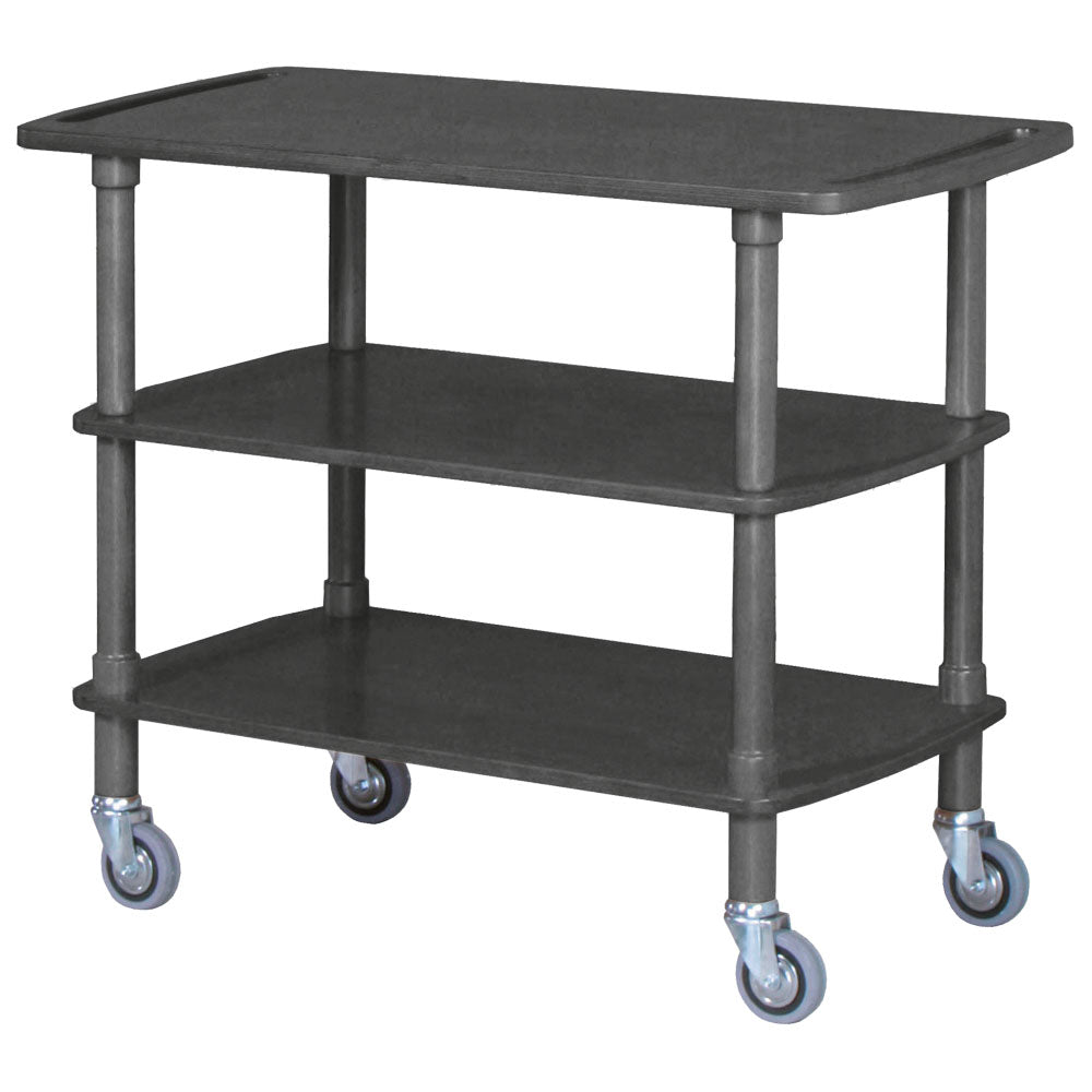Virtus Holzwagen mit 3 Ebenen, Farbton Schwarz