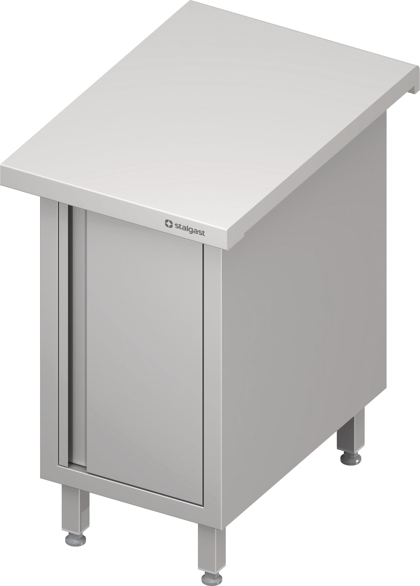 Stalgast Neutralausgabe "Free Flow" mit Flügeltür 500x750x880 mm, Edelstahldeckplatte