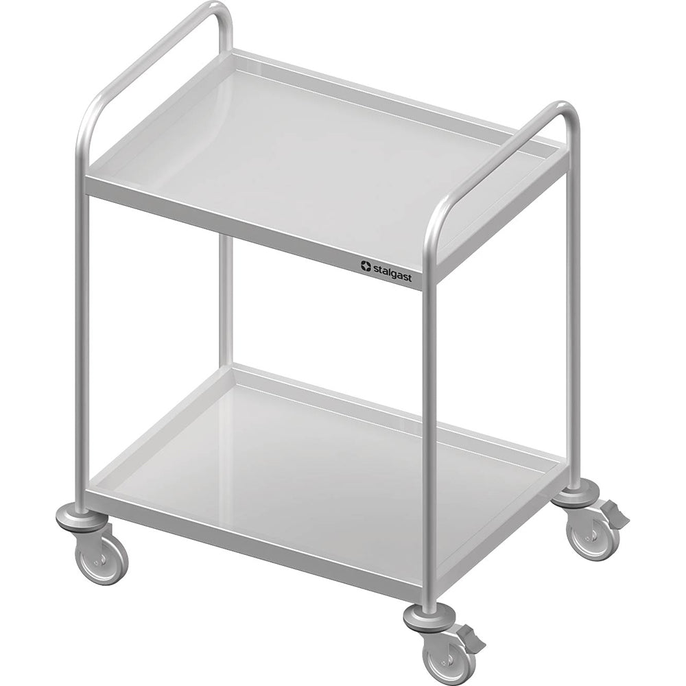 Stalgast Servierwagen mit zwei Böden, 800x600x950 mm, verschweißt