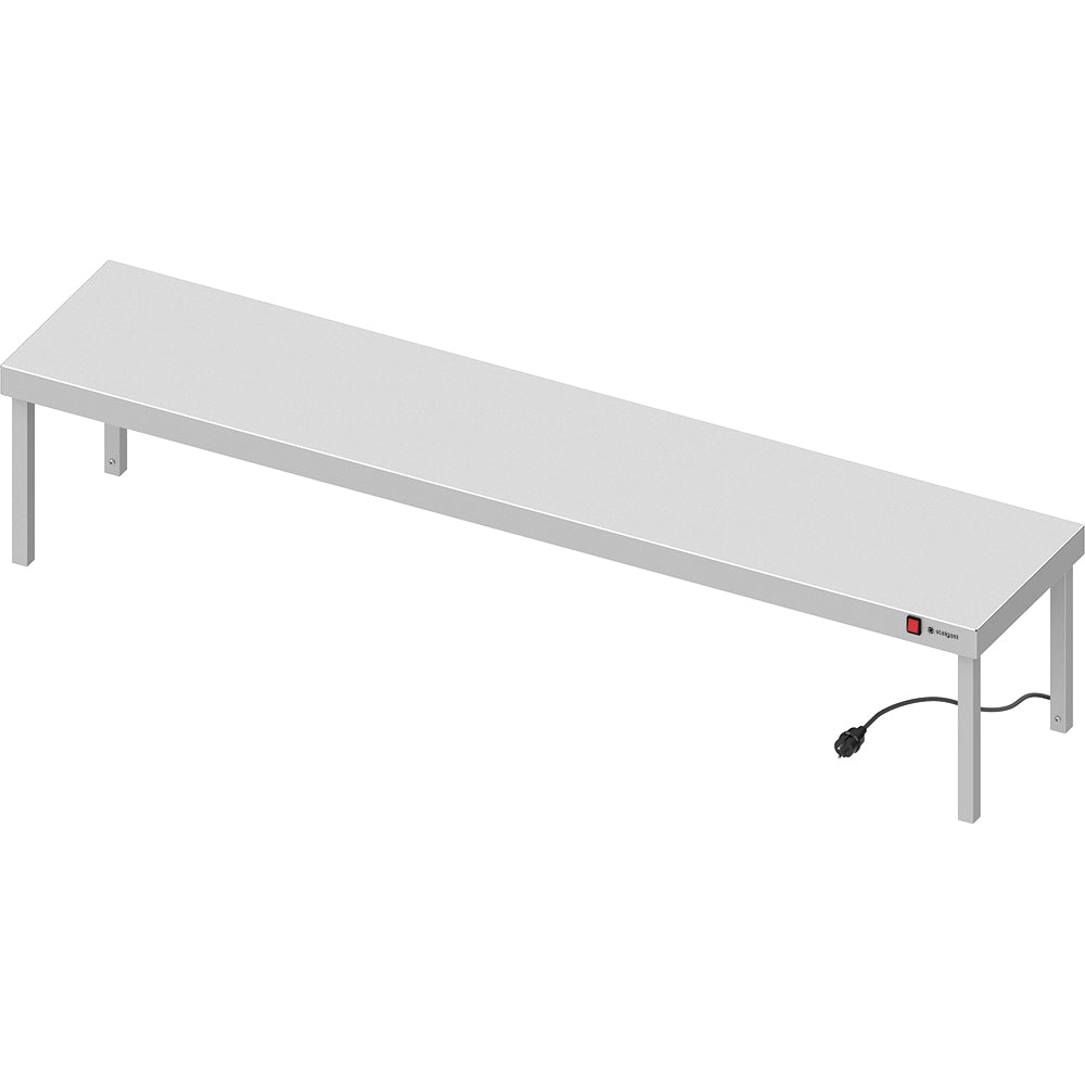 Stalgast Wärmebrücke 1-etagig 1500x300x400 mm mit Keramik-Infrarot-Strahlern