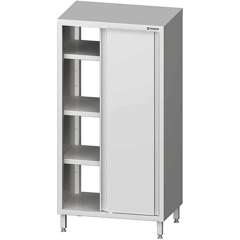 Stalgast Durchreiche-Hochschrank mit Schiebetüren, 1200x700x1800 mm, verschweißt