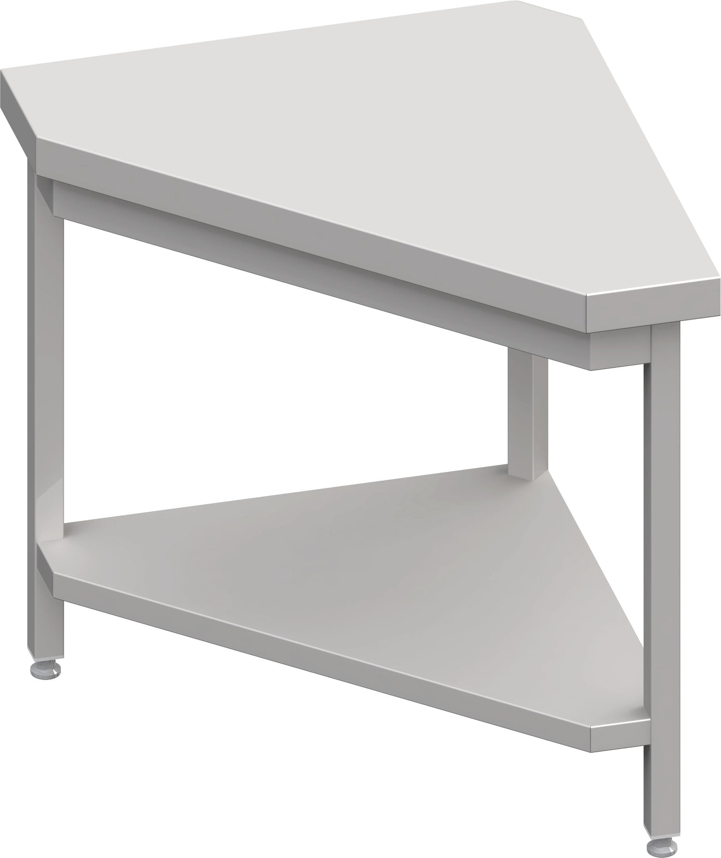 Stalgast Neutralausgabe 90° Inneneckmodul 785x785x880 mm, Edelstahlarbeitsplatte