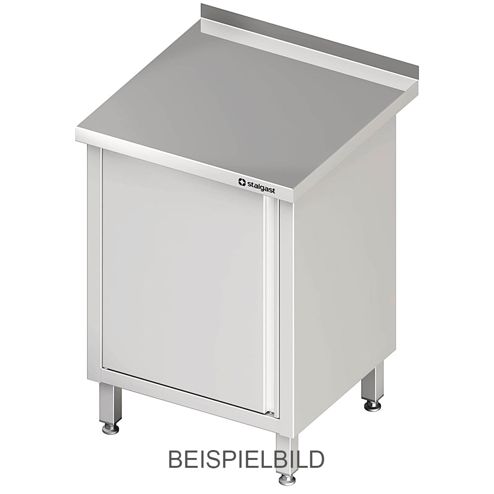 Stalgast Arbeitsschrank mit Flügeltür, 450x600x850 mm, ohne Aufkantung, verschweißt