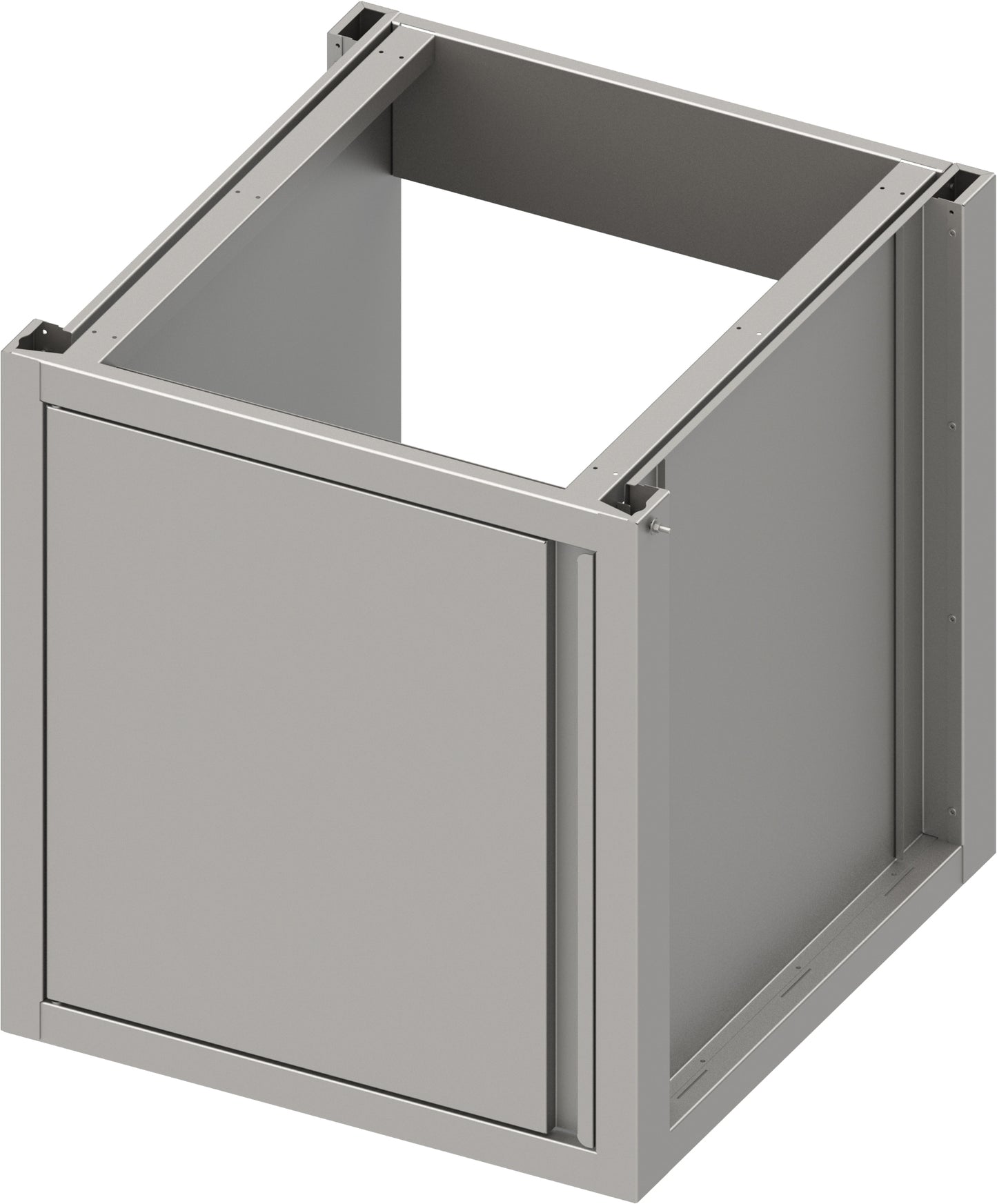 Stalgast Spülenunterschrank Boxversion 2.0, für Beine/Sockelrahmen, mit Flügeltür 600x540x660 mm