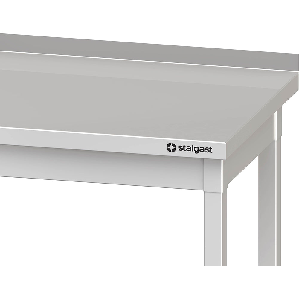 Stalgast Arbeitstisch mit Grundboden, 900x700x850 mm, mit Aufkantung, verschweißt