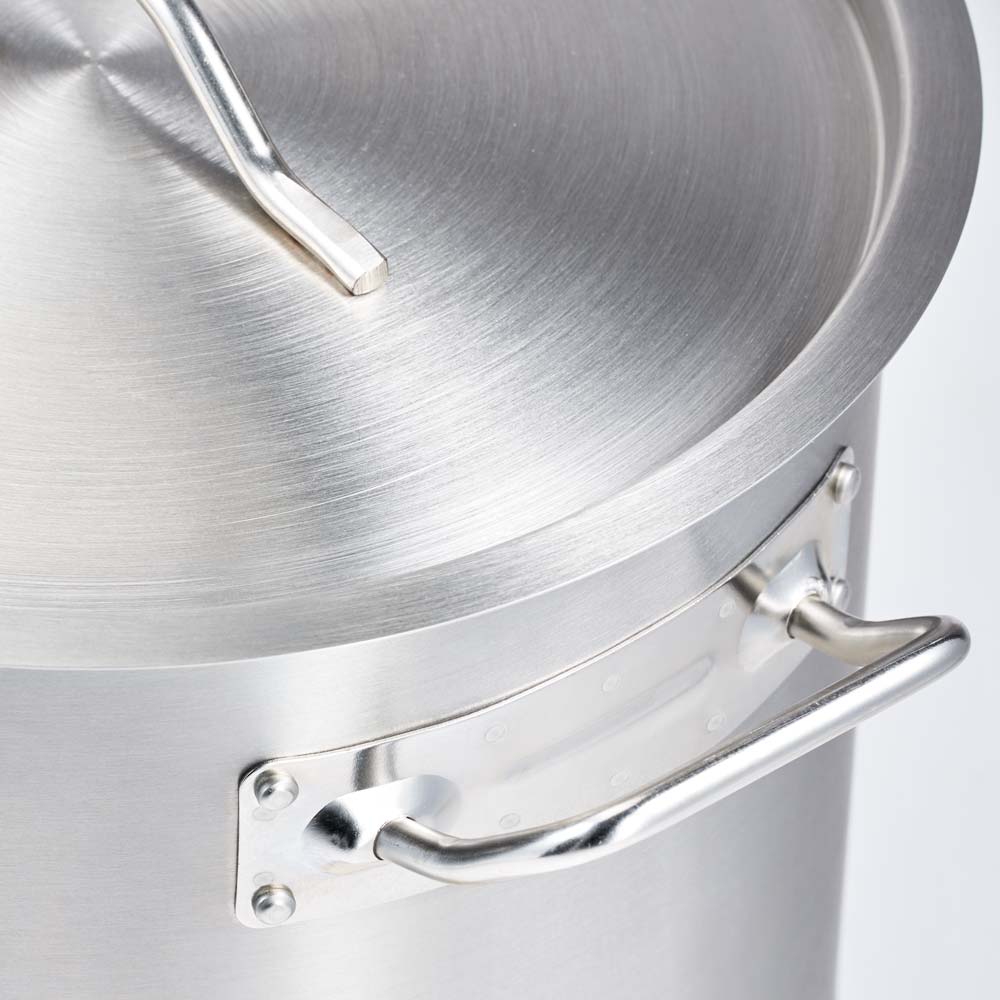 Stalgast Suppentopf mittelhohe Form, Serie ECO Ø 450 mm, Höhe 360 mm, 57,3 Liter, inkl. Deckel