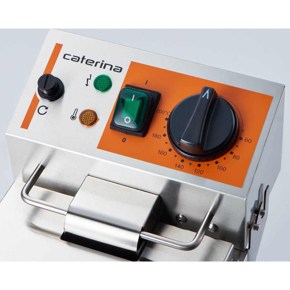Stalgast Fritteuse CATERINA, 8 Liter, 290x430x265 mm (BxTxH), 3 kW 230 V