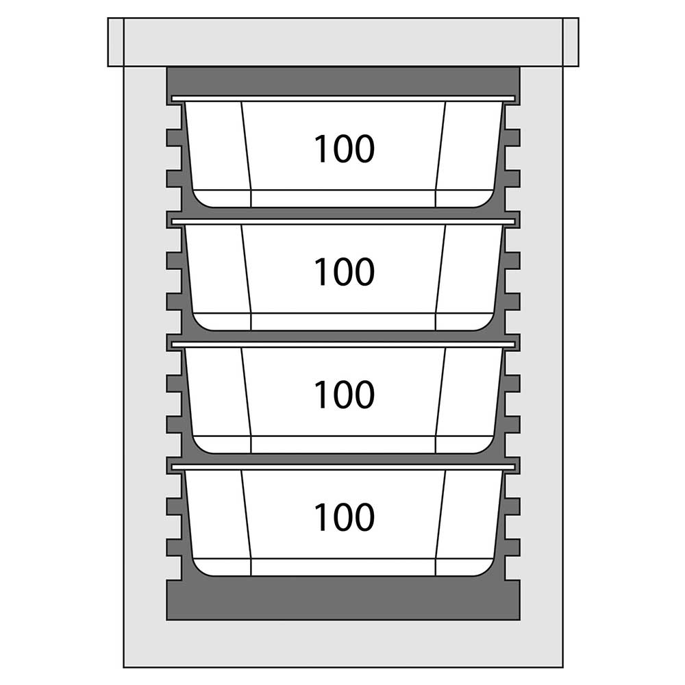 Stalgast Thermobox Frontlader für 6x GN 1/1 (65 mm)