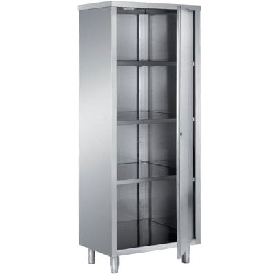 Virtus Hochschrank mit Flügeltür und 3 Borde, 600x600 mm