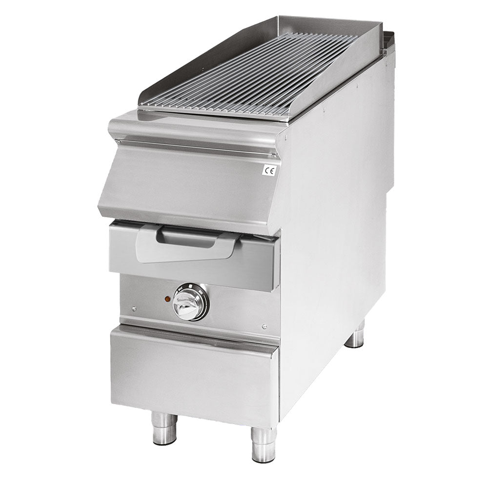 Virtus Elektro-Grill, Kochzone in Edelstahl, Fleisch/Fisch