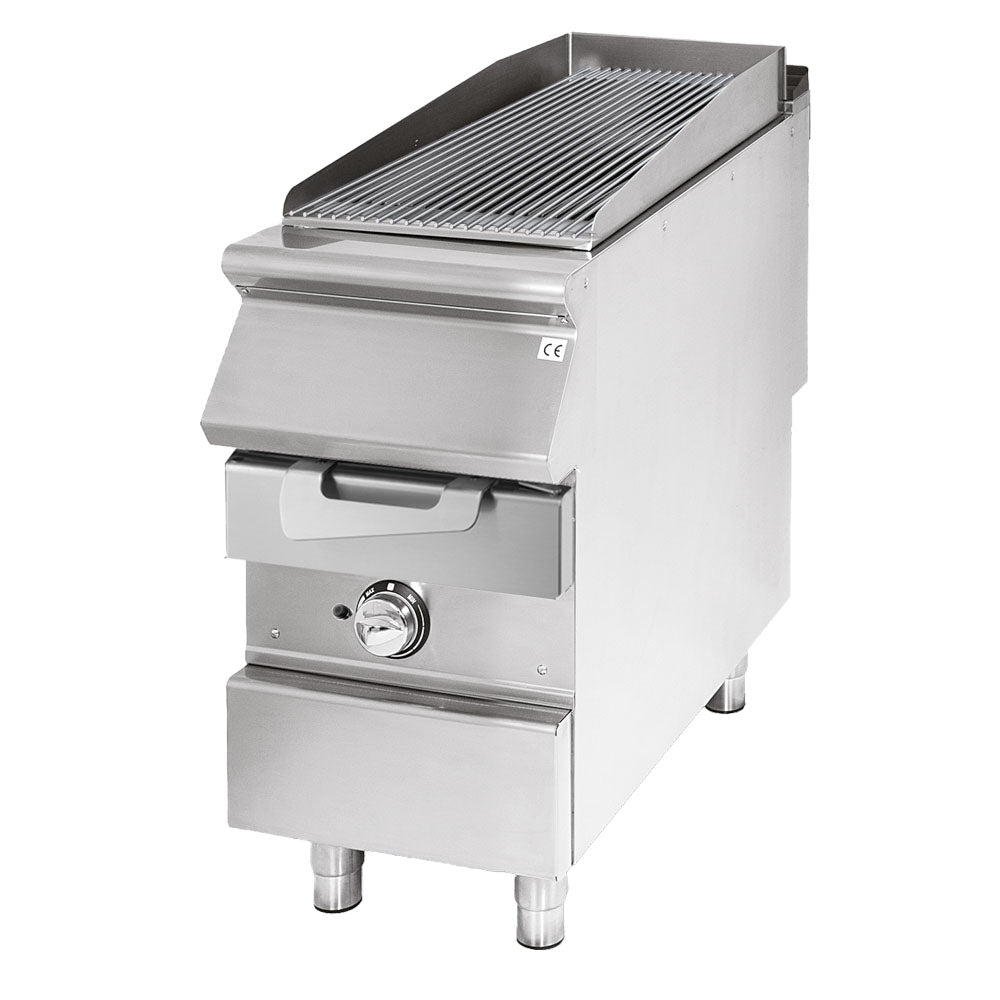 Virtus Gas-Grill, Kochzone in Edelstahl, Fleisch/Fisch