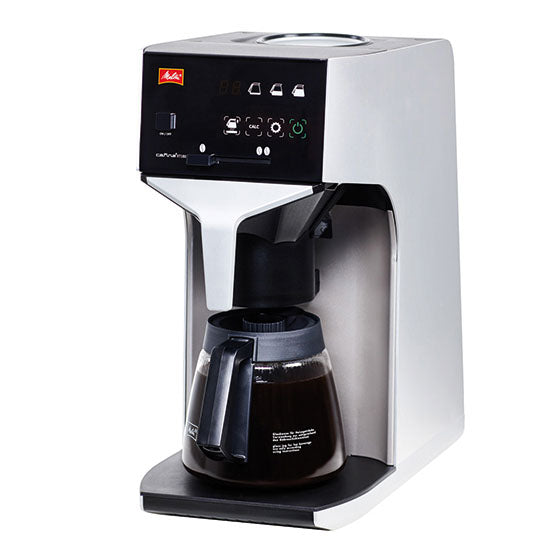 Virtus Filterkaffeemaschine mit 1 Glaskanne 1,8 Liter und Festwasseranschluss