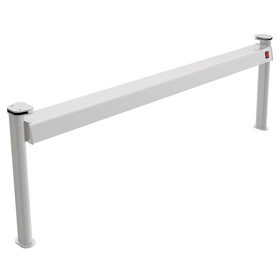 Virtus Ausgabeaufsatz mit Beleuchtung und Heizelement, 5x GN 1/1