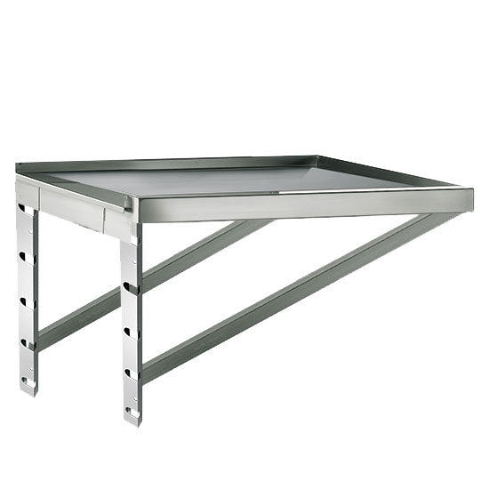 Virtus Auslaufkonsole für Korbdurchschubspüler, B=700 mm