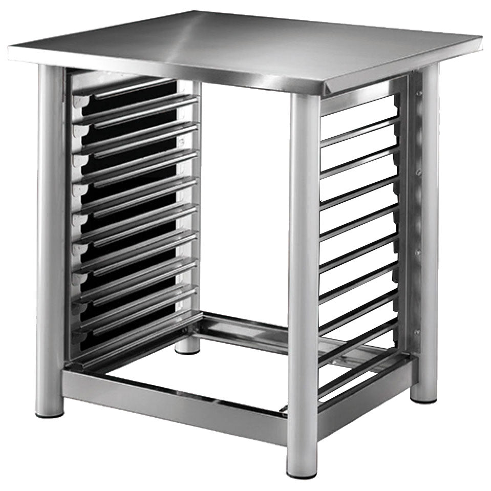 Virtus Untergestell mit Einschubschienen für Elektro-Konvektionsofen 4/6x GN 1/1 - 40x60 cm