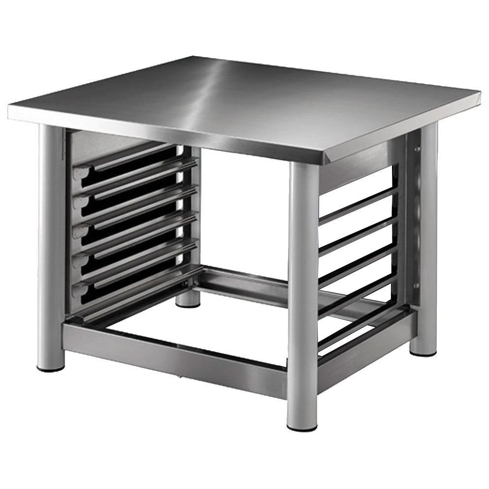 Virtus Untergestell mit Einschubschienen für Elektro-Konvektionsofen 10x GN 1/1 - 40x60 cm