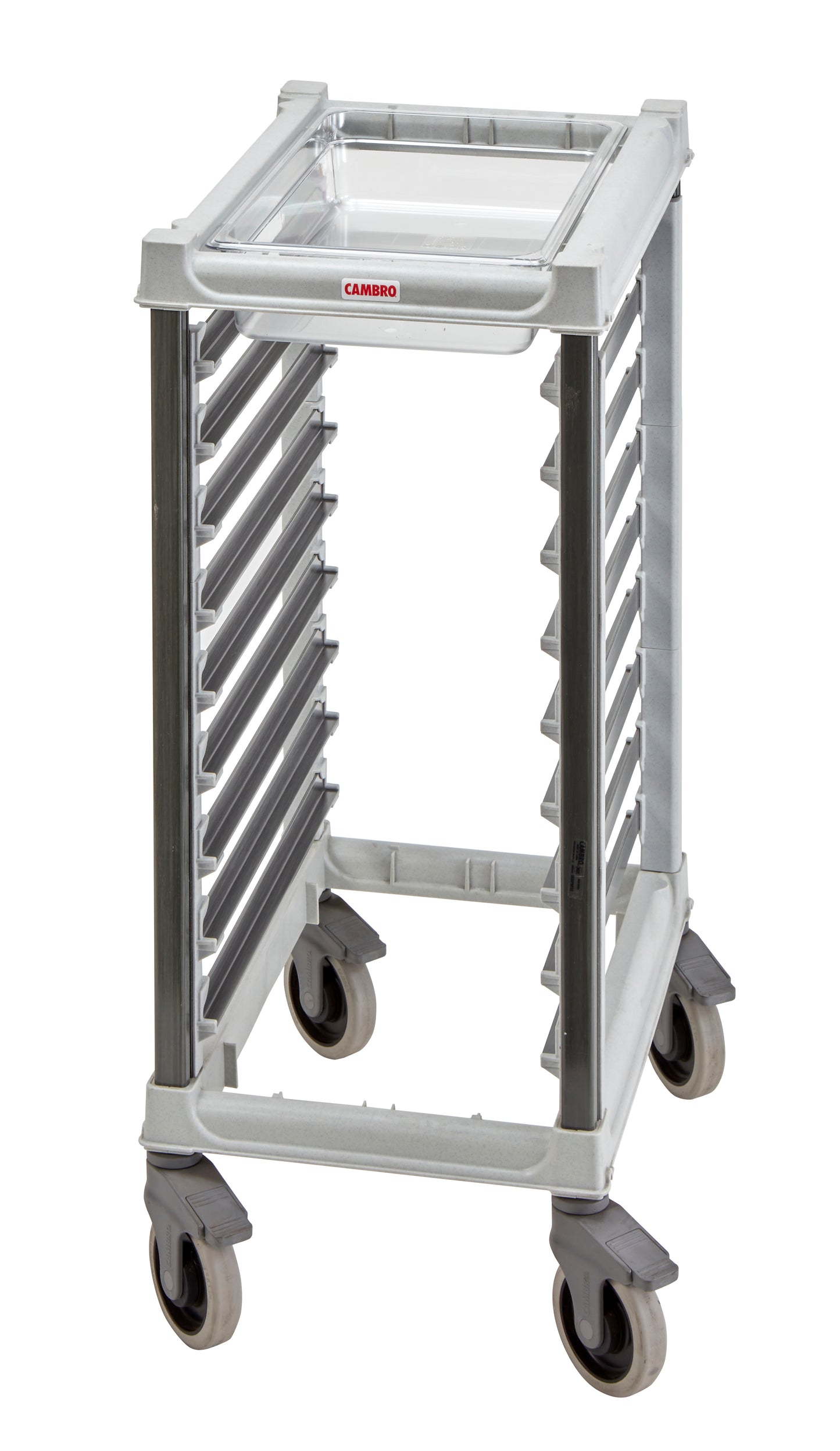 Cambro Camshelving® GN 1/1 Transportwagen, niedrige Ausführung, fasst 9x GN -Behälter 1/1-6,5 cm tief, 1 Stück im Karton - UGNPR11H9480