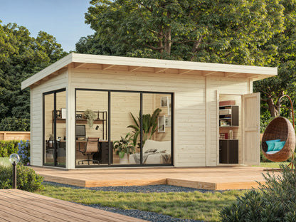 Palmako Andrea 15,2 m2 Slide - Naturbelassen