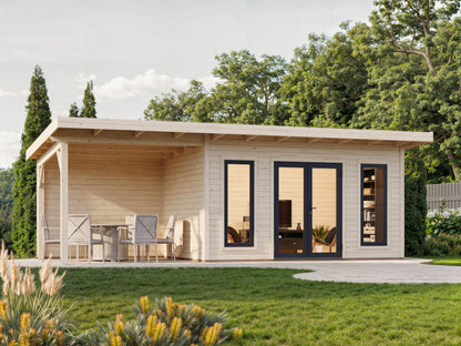 Palmako Aurelia 12,7+7,9 m2 - Transparent tauchgrundiert
