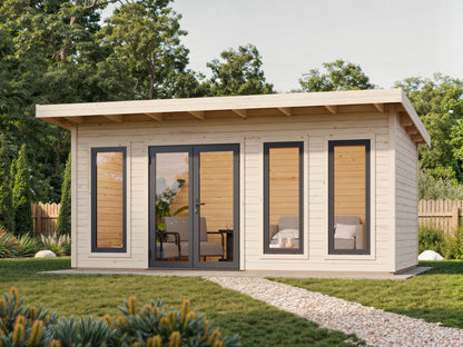 Palmako Aurelia 15,2 m2 - Grau tauchgrundiert