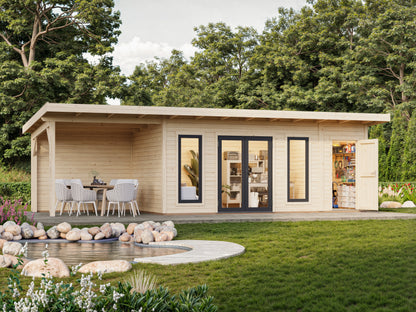 Palmako Aurelia 16,7+7,9 m2 - Transparent tauchgrundiert