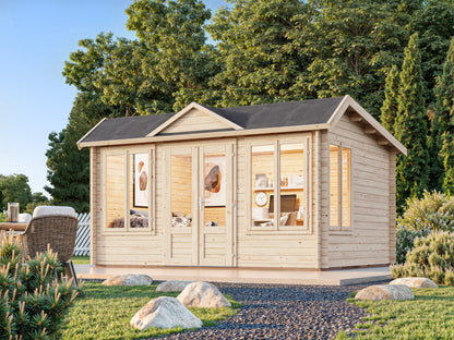 Palmako Claudia Pent 11,5 m2 - Transparent tauchgrundiert