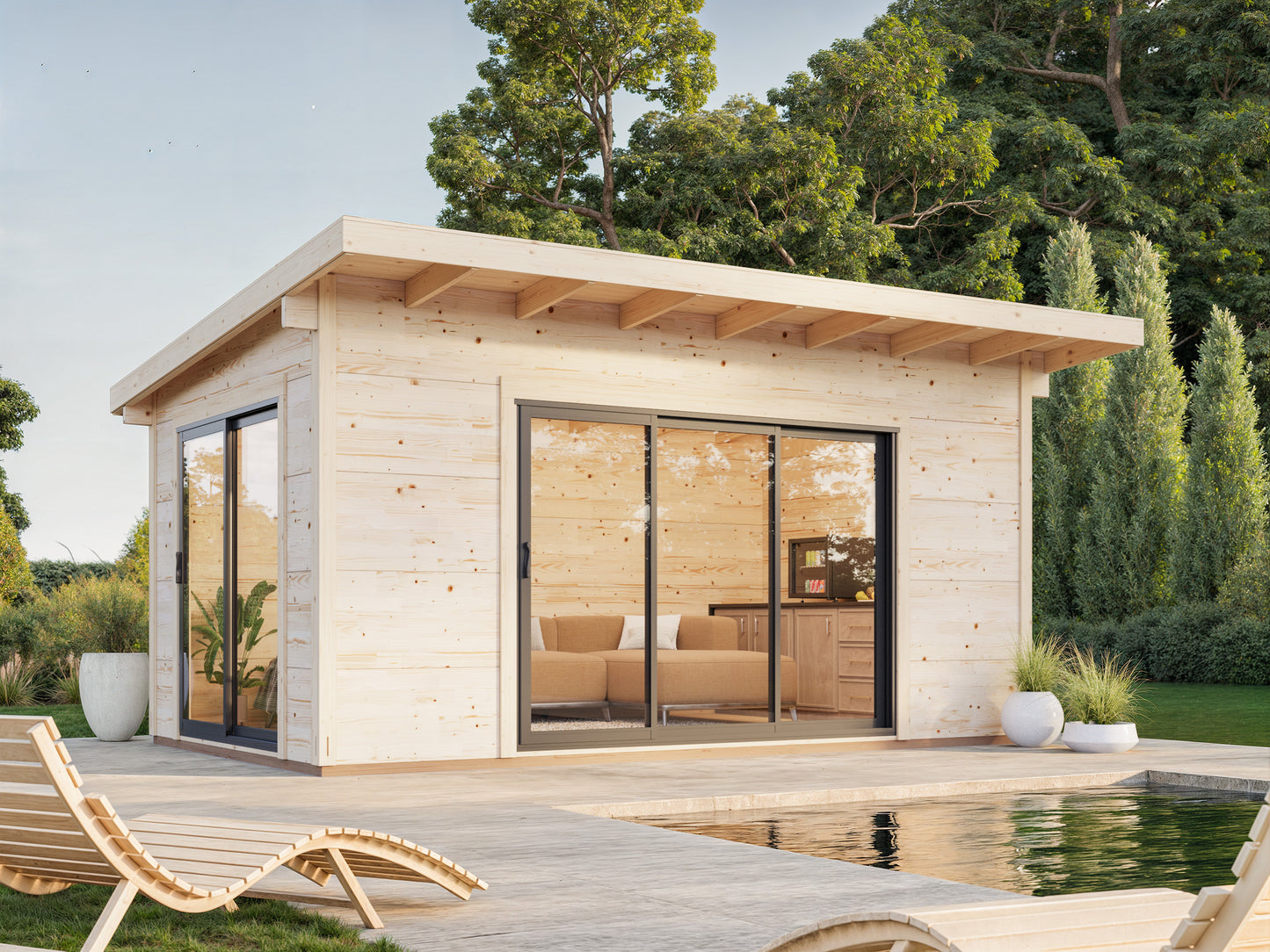 Palmako Grace 14,1 m2 - Naturbelassen