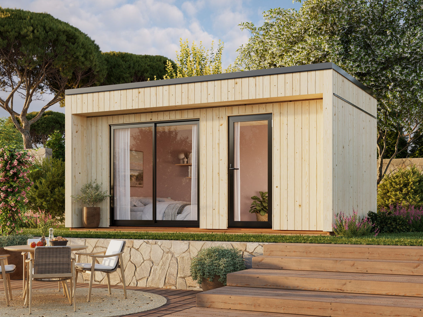 Palmako Johanna 13,6 m2 - Naturbelassen