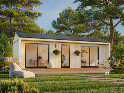 Palmako Rebekka 22,4 m2 - Naturbelassen