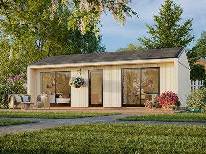 Palmako Rebekka 31,8 m2 - Naturbelassen