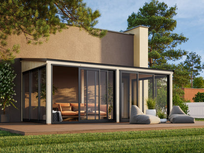 Palmako Lumi 16,2 m2 Slide - Naturbelassen