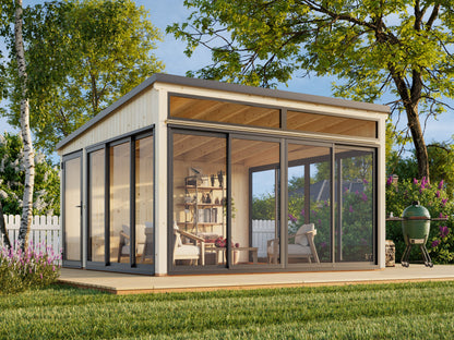 Palmako Saga 16,6 m2 Slide - Transparent tauchgrundiert