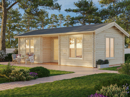 Palmako Anna 26,8+1,9 m2 - Naturbelassen