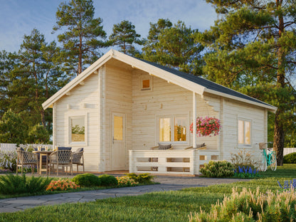 Palmako Emily 40,1+5,2 m2 - Naturbelassen