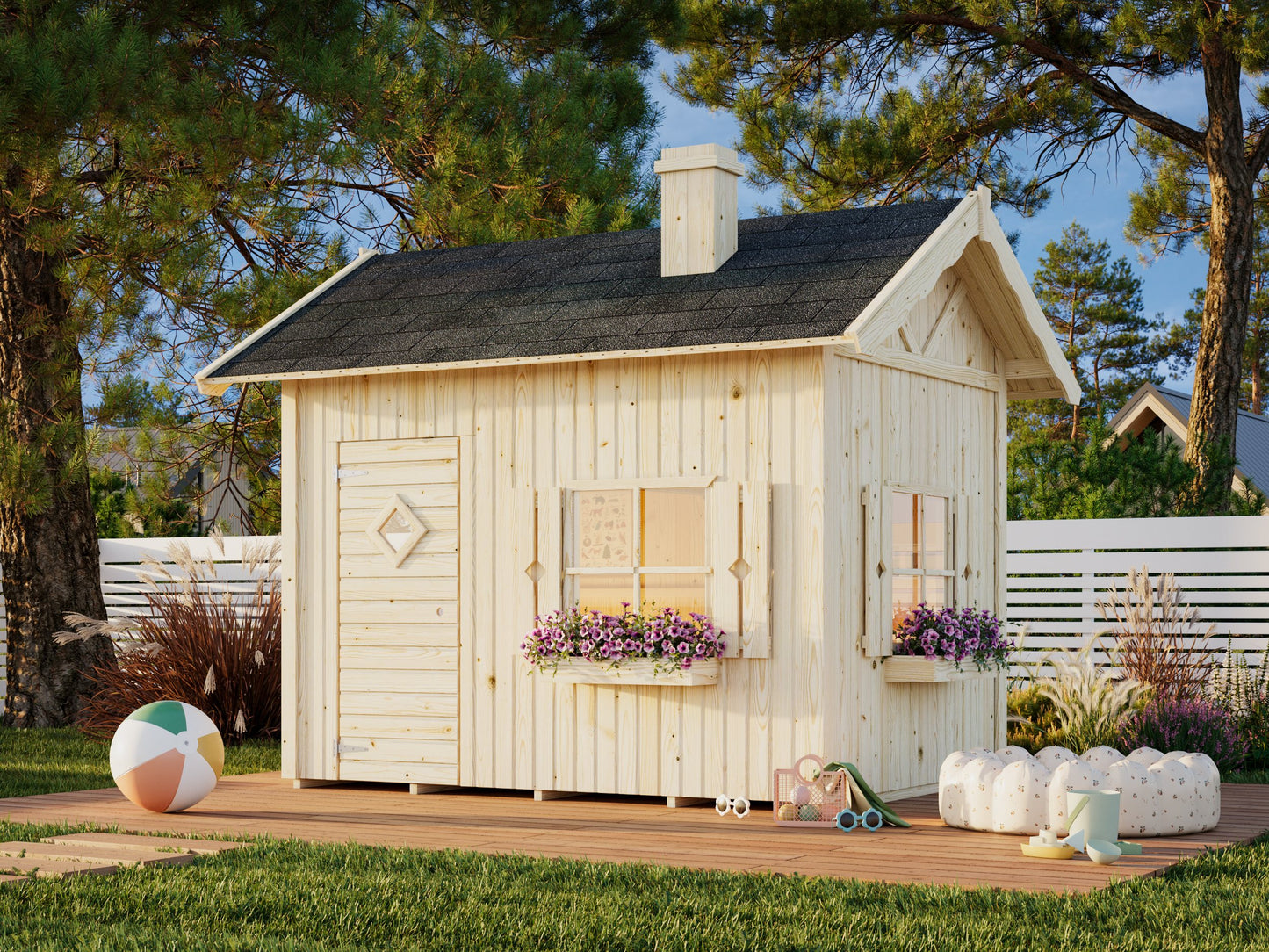 Palmako Grete 3,7 m2 - Naturbelassen