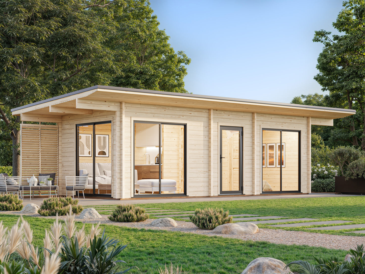 Palmako Cecilia 21,8 m2 - Naturbelassen