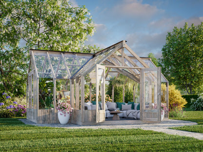 Palmako Emilia 19,1 m2 - Grau kesseldruckimprägniert